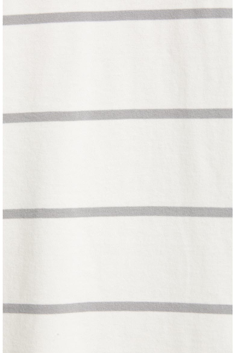 Stripe Sweatshirt, Alternate, color, CHALK/ SMOKE COMBO