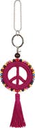 The Sak Yarnicharmz Crochet Peace Dangle
