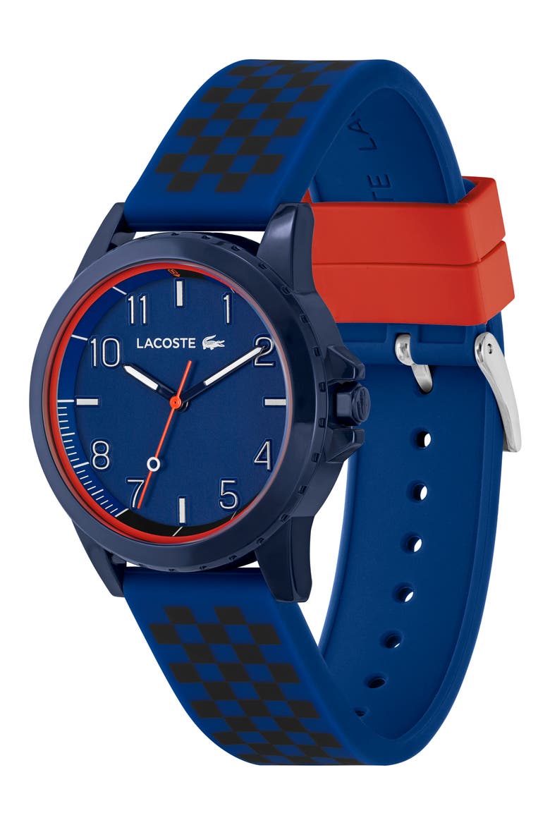 Kids' Rider Silicone Strap Watch, 36mm, Alternate, color, BLUE