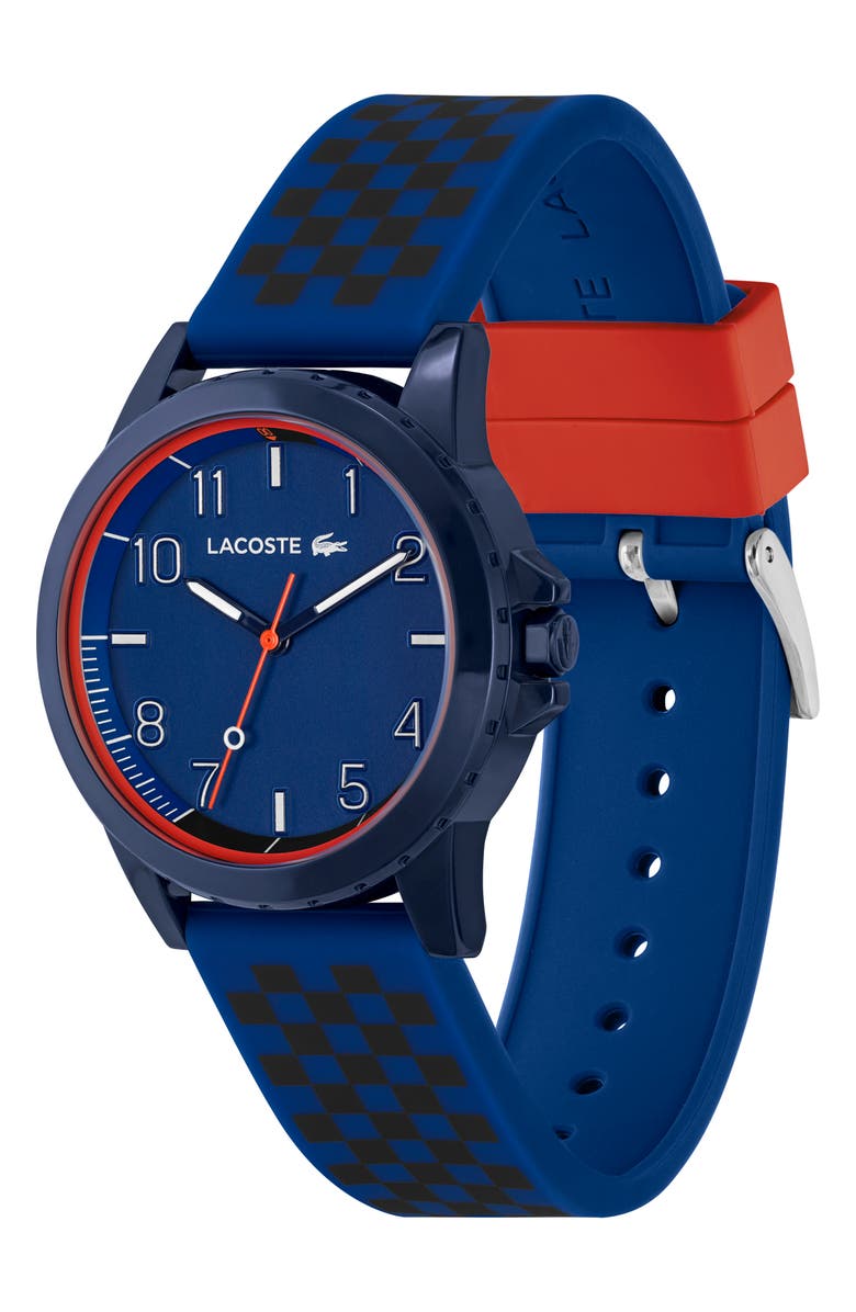 Lacoste Kids' Rider Silicone Strap Watch, 36mm, Alternate, color,