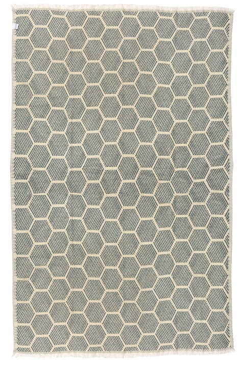 Hive Cotton Turkish Throw Blanket