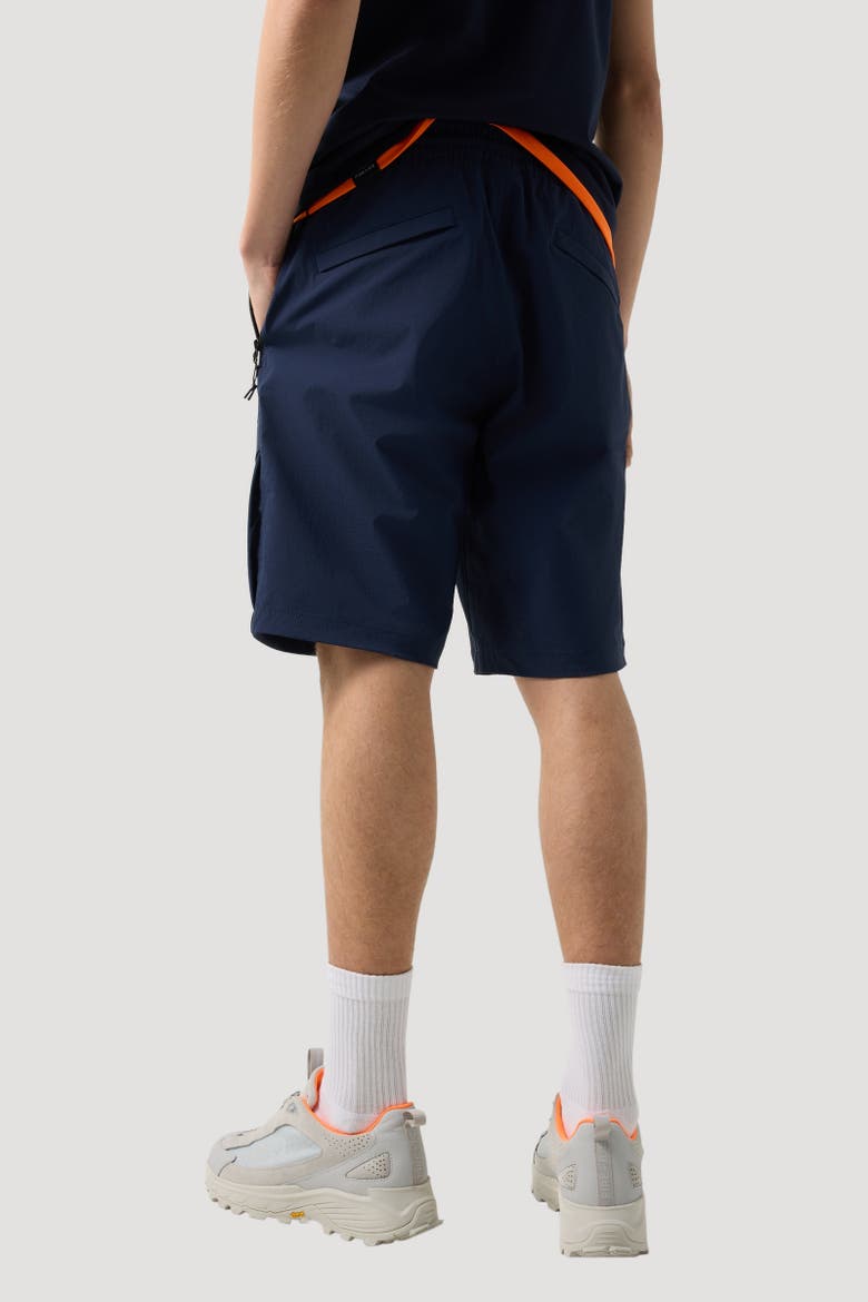 Caleb Functional Shorts, Alternate, color, Navy blue
