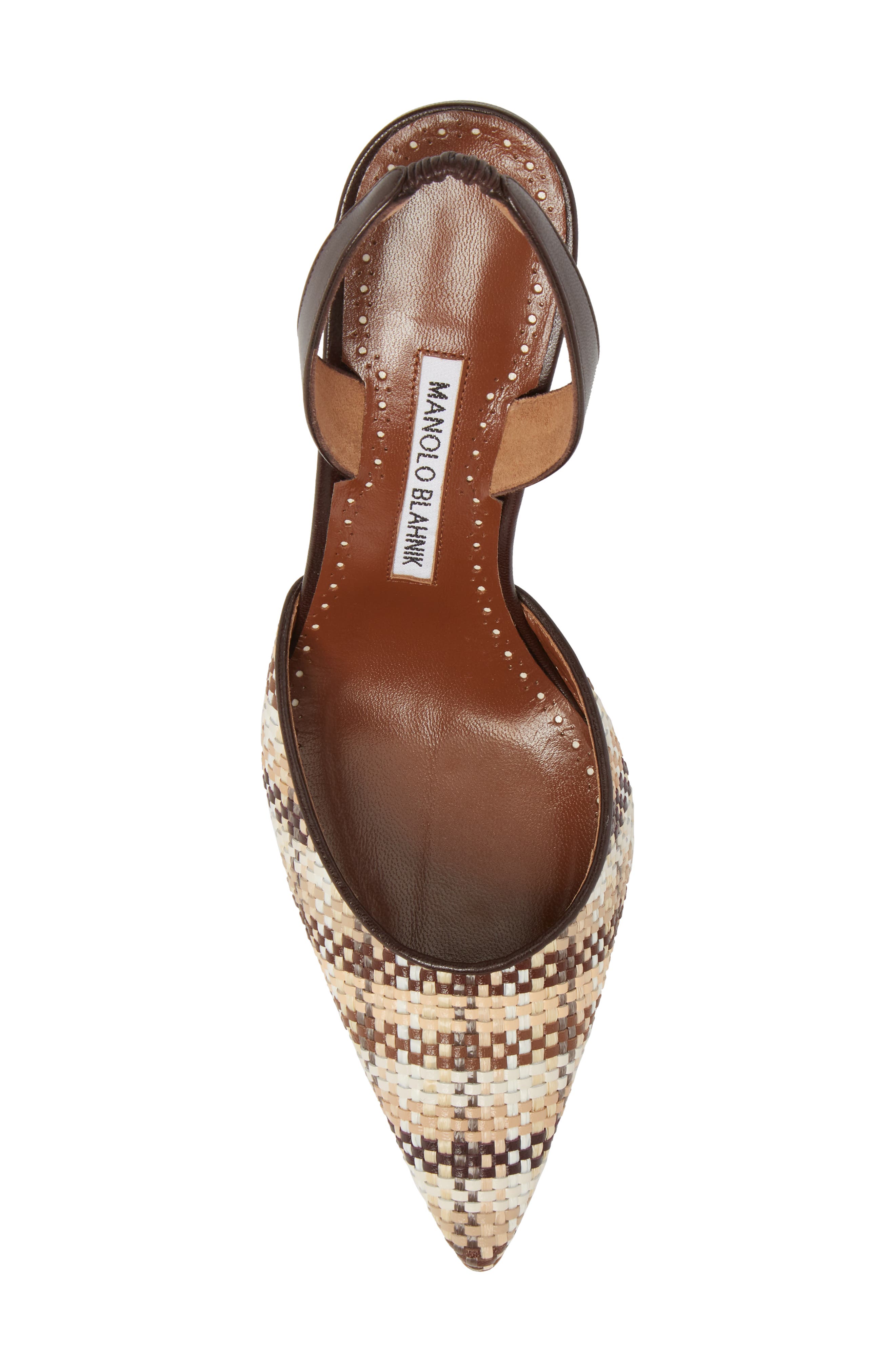 Manolo Blahnik Carolyne Slingback Pump, Alternate, color, 