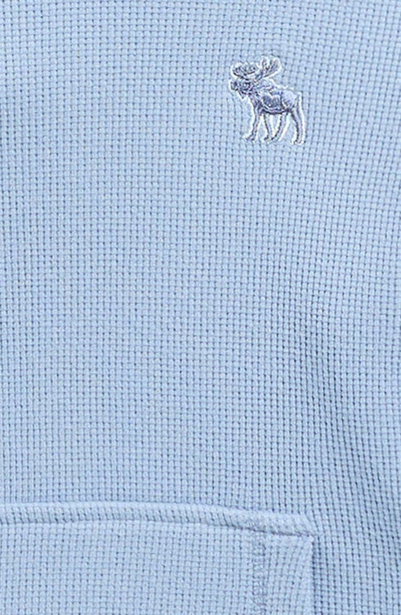 abercrombie kids Kids' Waffle Knit Hoodie, Alternate, color, Rainwashed