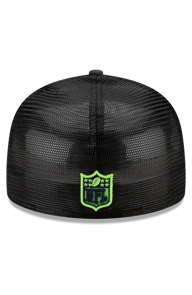 New Era Men's New Era Graphite/College Navy Seattle Seahawks 2021 NFL Draft On-Stage 59FIFTY Fitted Hat, Alternate, color, 
