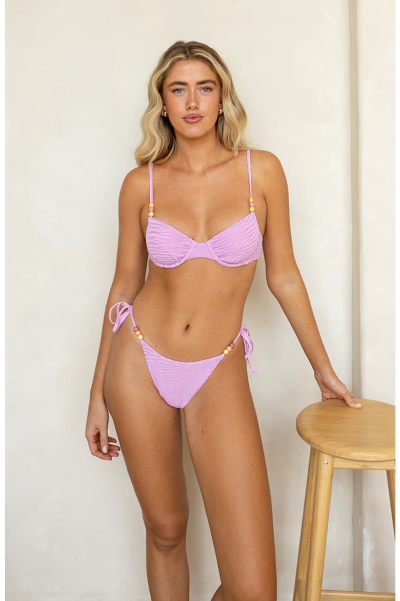 Bora Cheeky Bikini Bottom, Main, color, Bloom