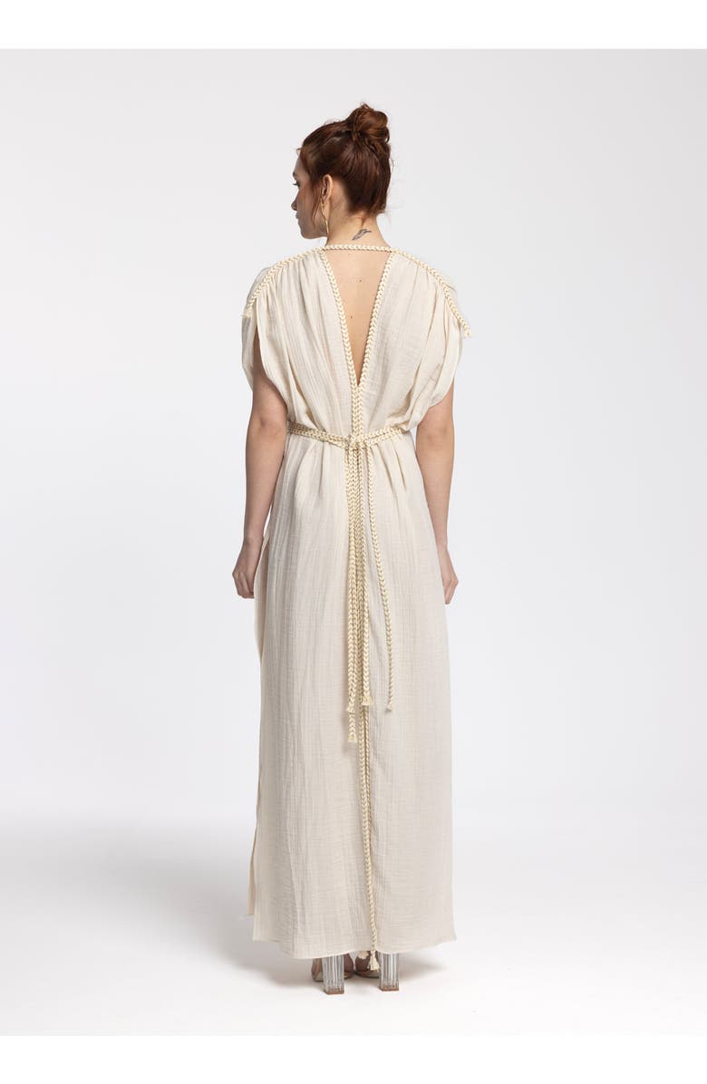 Monlicia Helen 100% Cotton Maxi Dress, Alternate, color, Cream