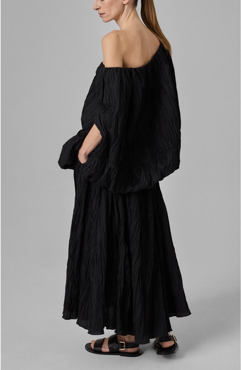 CO Tulip Off-Shoulder Pliss Top, Alternate, color, 