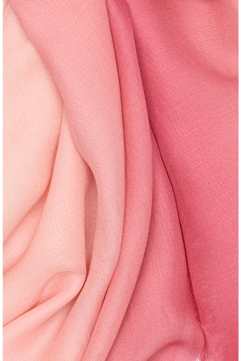 Ombré Scarf, Alternate, color, PINK OMBRE