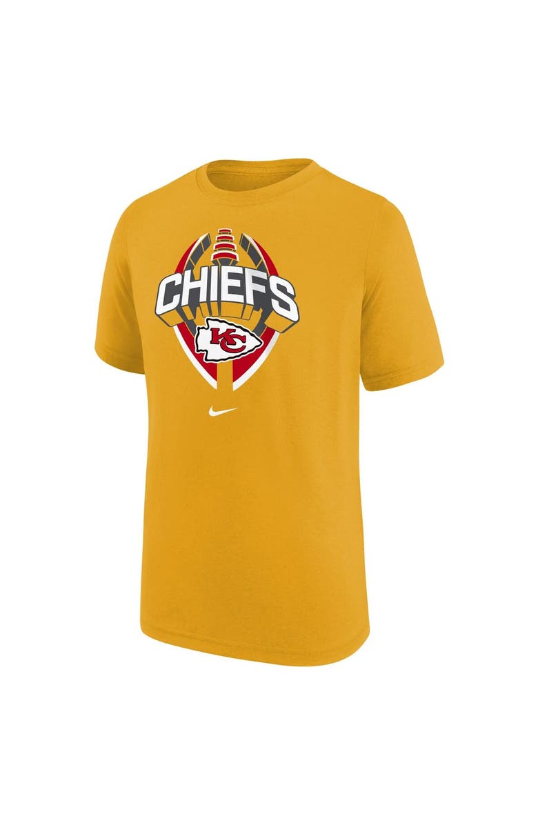 Nike Youth Nike Gold Kansas City Chiefs Icon Legend T-Shirt, Alternate, color, Gold