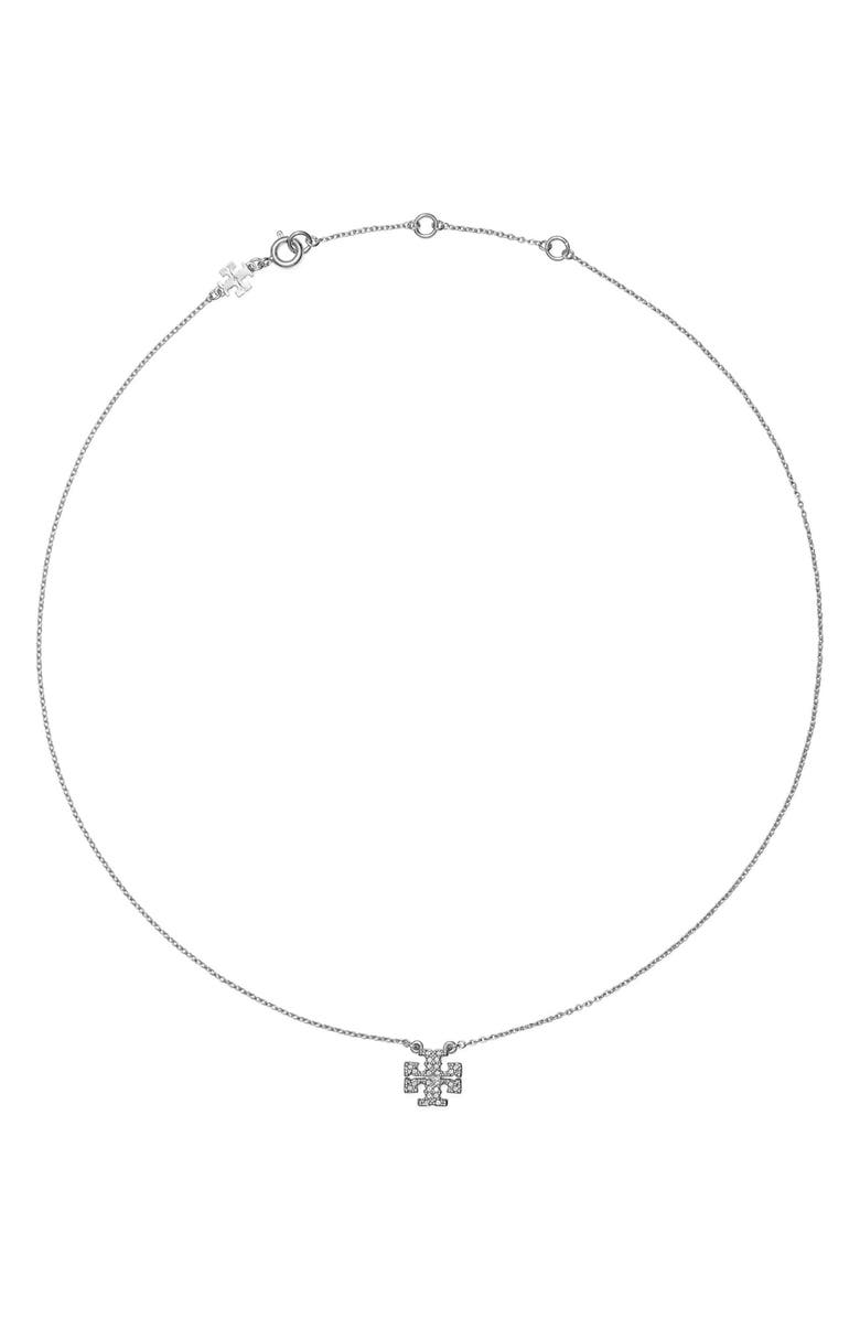 Tory Burch Kira Pavé Pendant Necklace & Stud Earrings Set, Alternate, color,