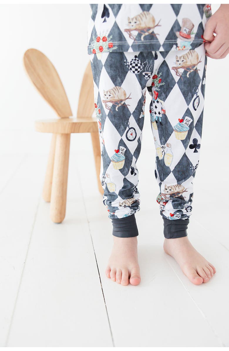Charlie Lou Baby<sup>®</sup> Alice in Wonderland Pajama Set, Alternate, color, Grey