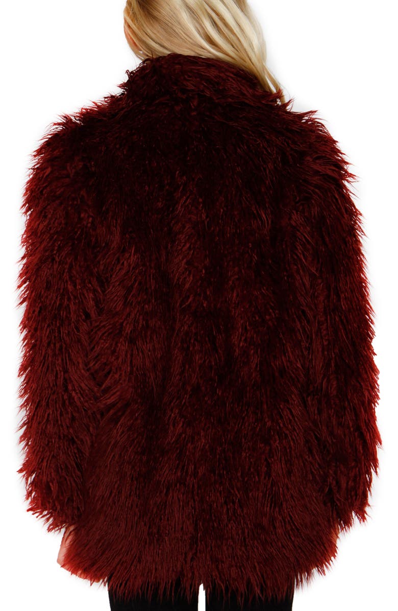 Willow & Clay Faux Fur Coat, Alternate, color, 
