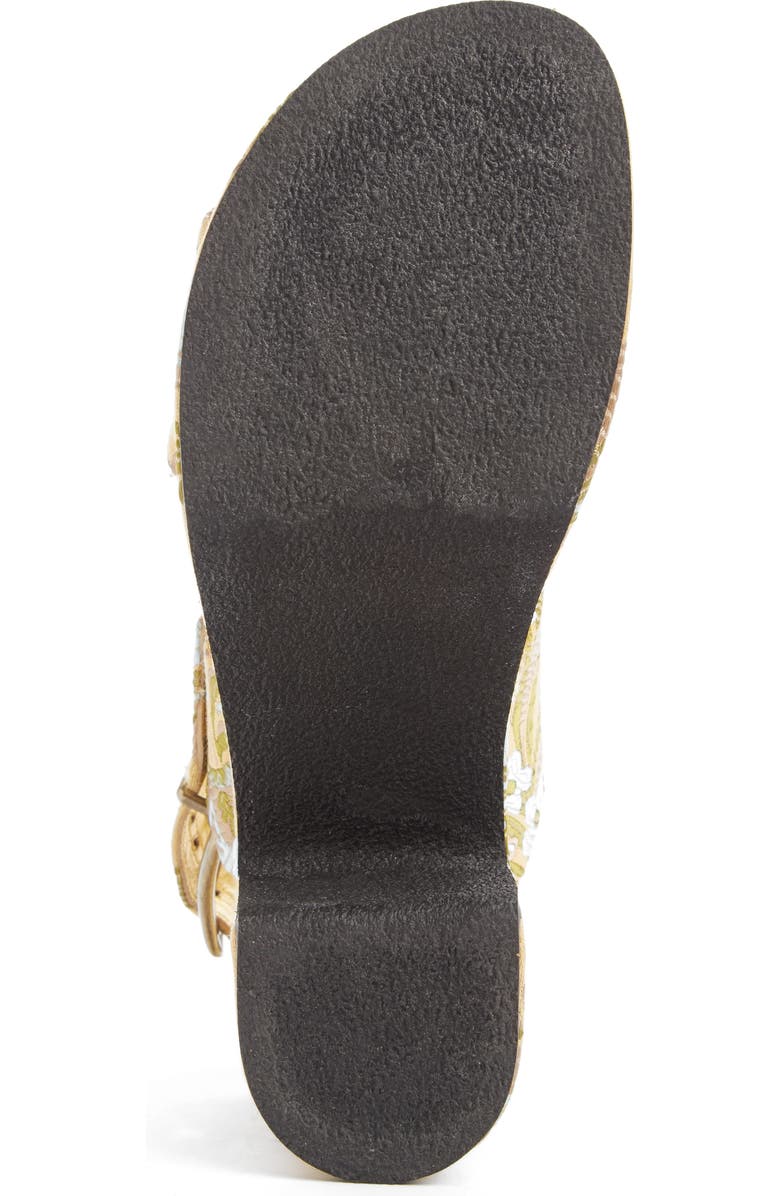 Dries Van Noten Platform Jacquard Sandal, Alternate, color,