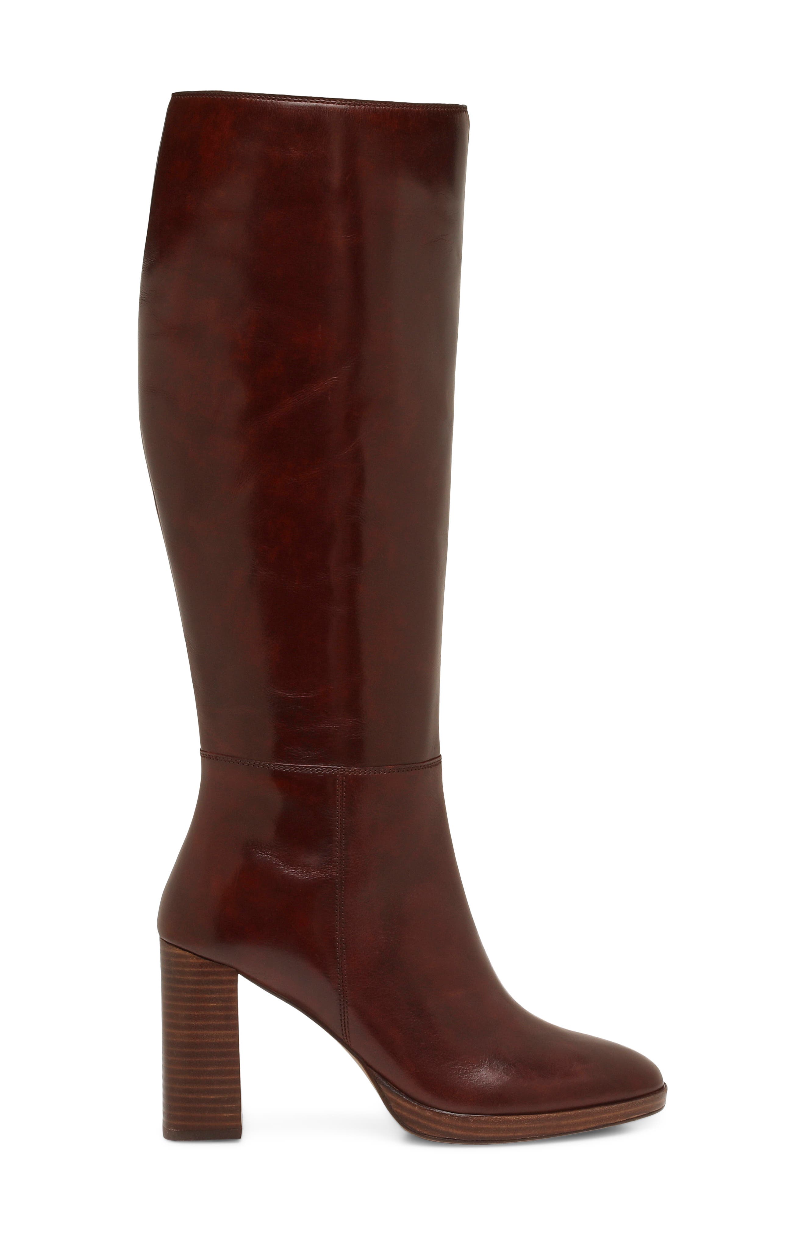 Lucina Leather Knee High Boot, Alternate, color, RICH MAHOGAN