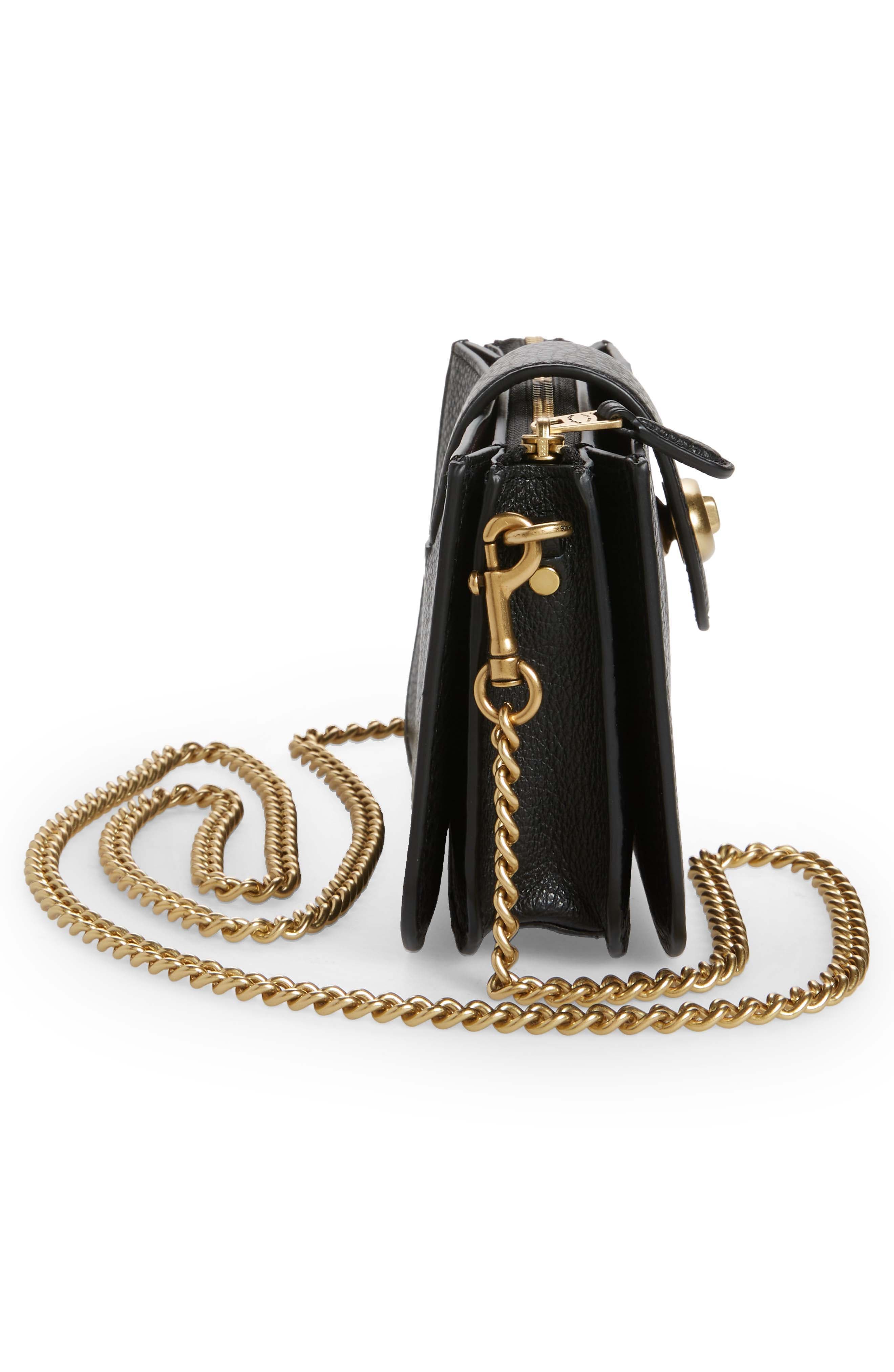 COACH Pebbled Leather Crossbody Bag, Alternate, color, 