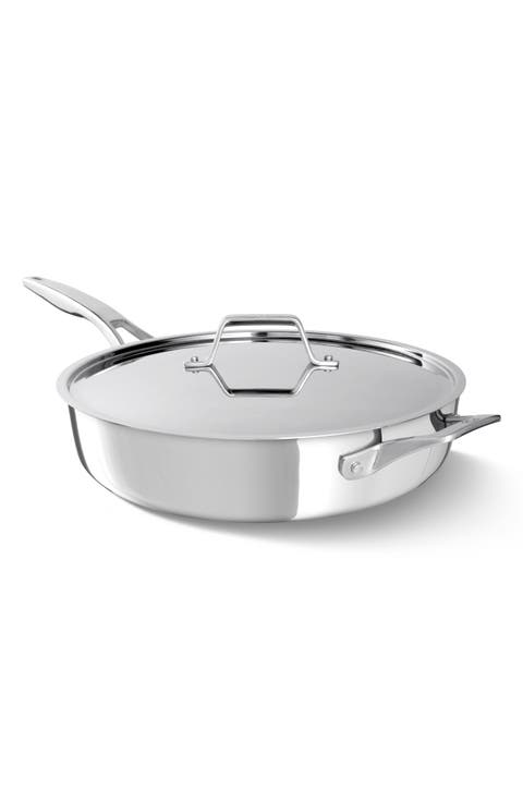 ↵ 
Premier Stainless Steel 5-Quart Sauté Pan with Lid