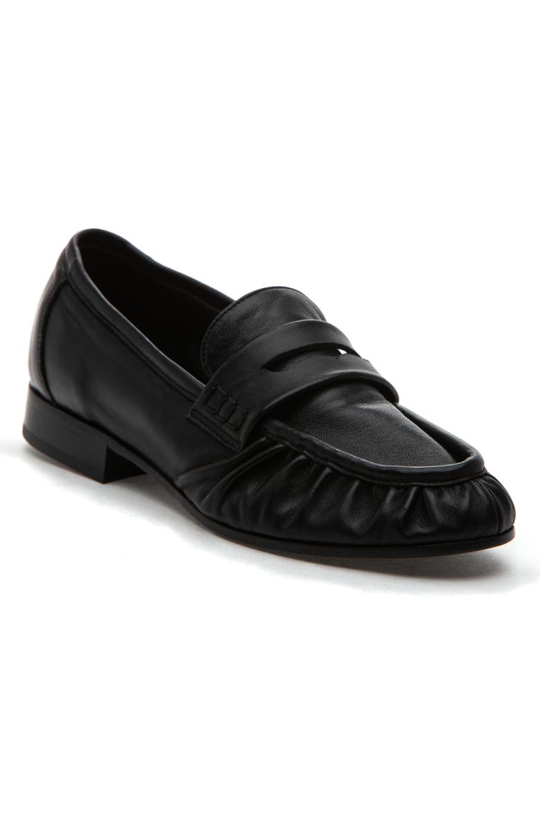275 Central Viola Penny Loafer, Main, color, Black
