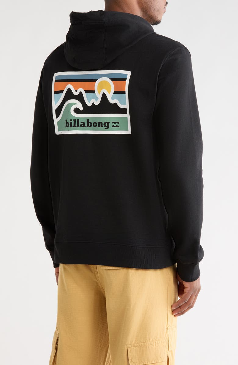Billabong Tuck Graphic Hoodie, Alternate, color, Black Beauty