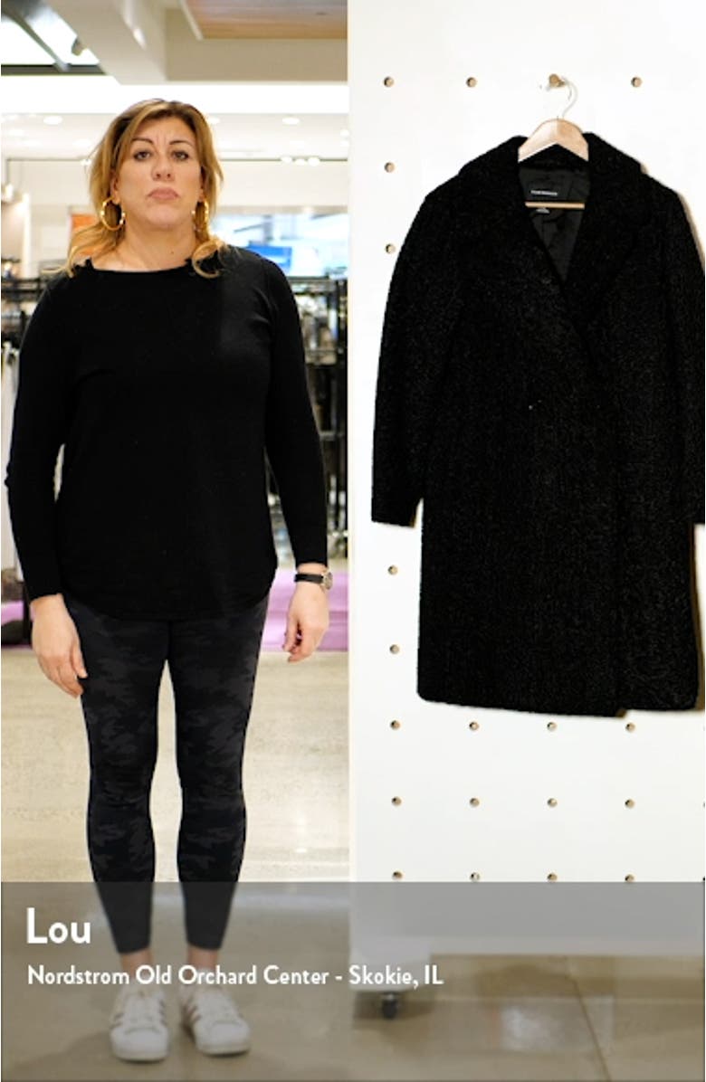 Astrakhan Faux Fur Coat, sales video thumbnail