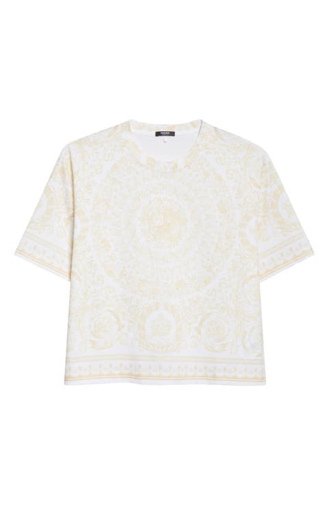 Barocco Cotton Jersey T-Shirt