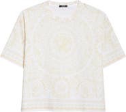Versace Barocco Cotton Jersey T-Shirt