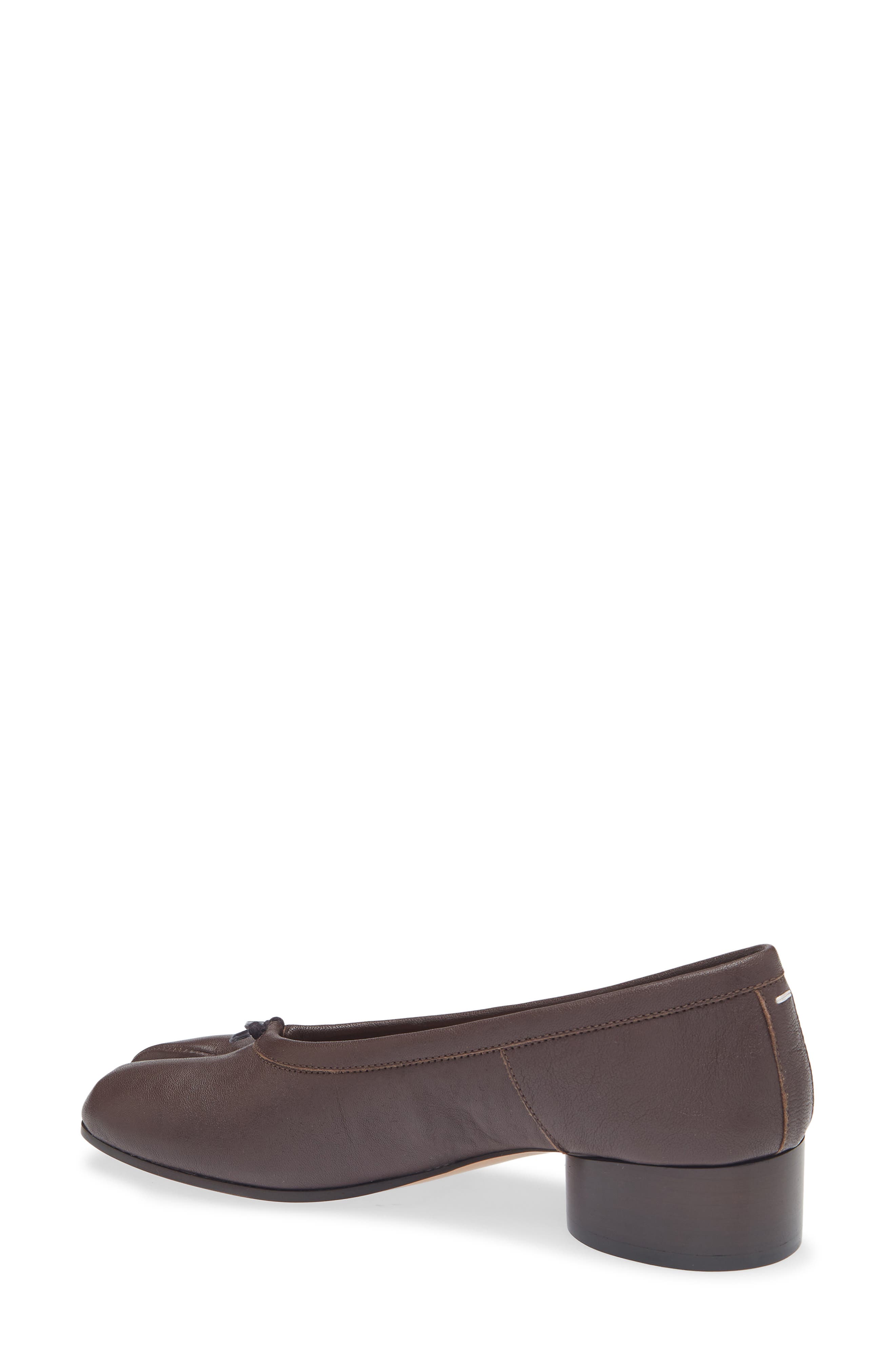 Tabi Ballerina Pump, Alternate, color, MOKA BROWN