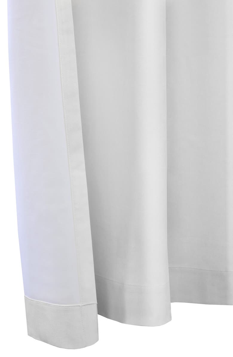 Outdoor Decor by Commonwealth Set of 2 Cotton Curtain Panels, Alternate, color, White
