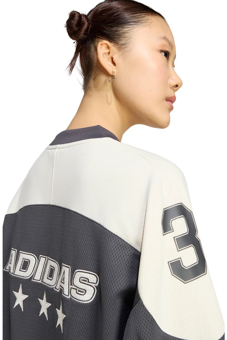 Hockey Jersey Dress, Alternate, color, UTILITY BLACK