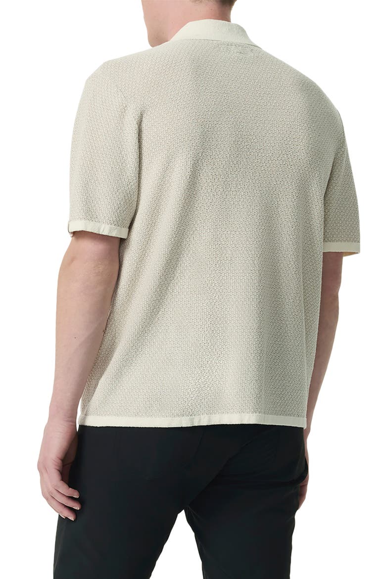 Zigzag Avery Zuma Toweling Camp Shirt, Alternate, color, IVORY