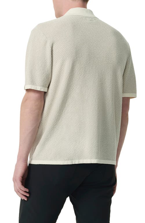 Rag & Bone Zigzag Avery Zuma Toweling Camp Shirt In Multi