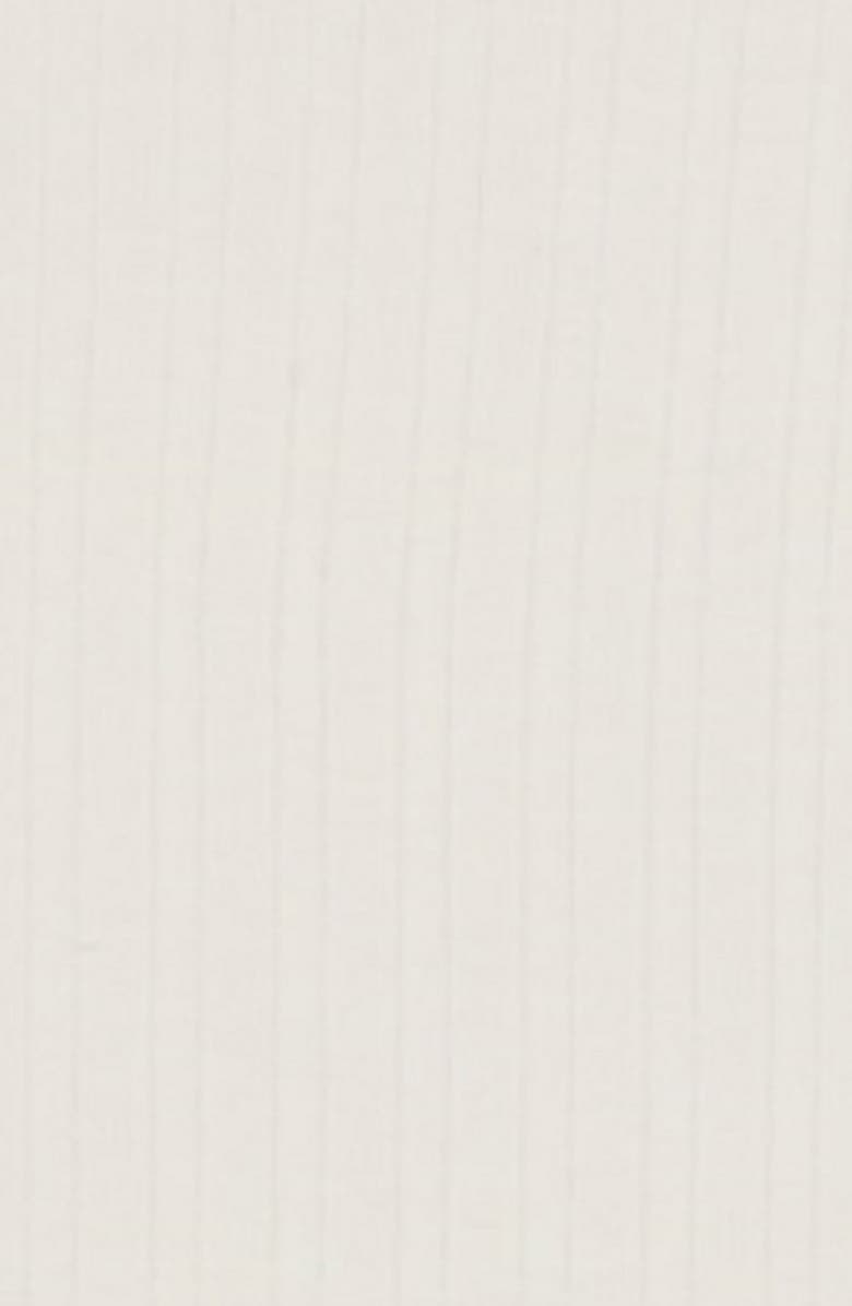 Manière Essential Rib Cotton Footie, Alternate, color, White