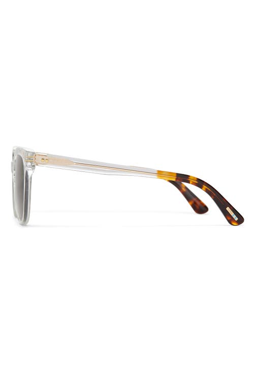 Toms Marlowe 50mm Round Sunglasses In Transparent