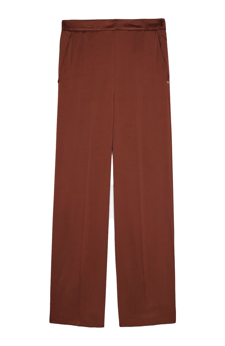 ottod'Ame Palazzo Trousers In Viscose, Alternate, color, Brown