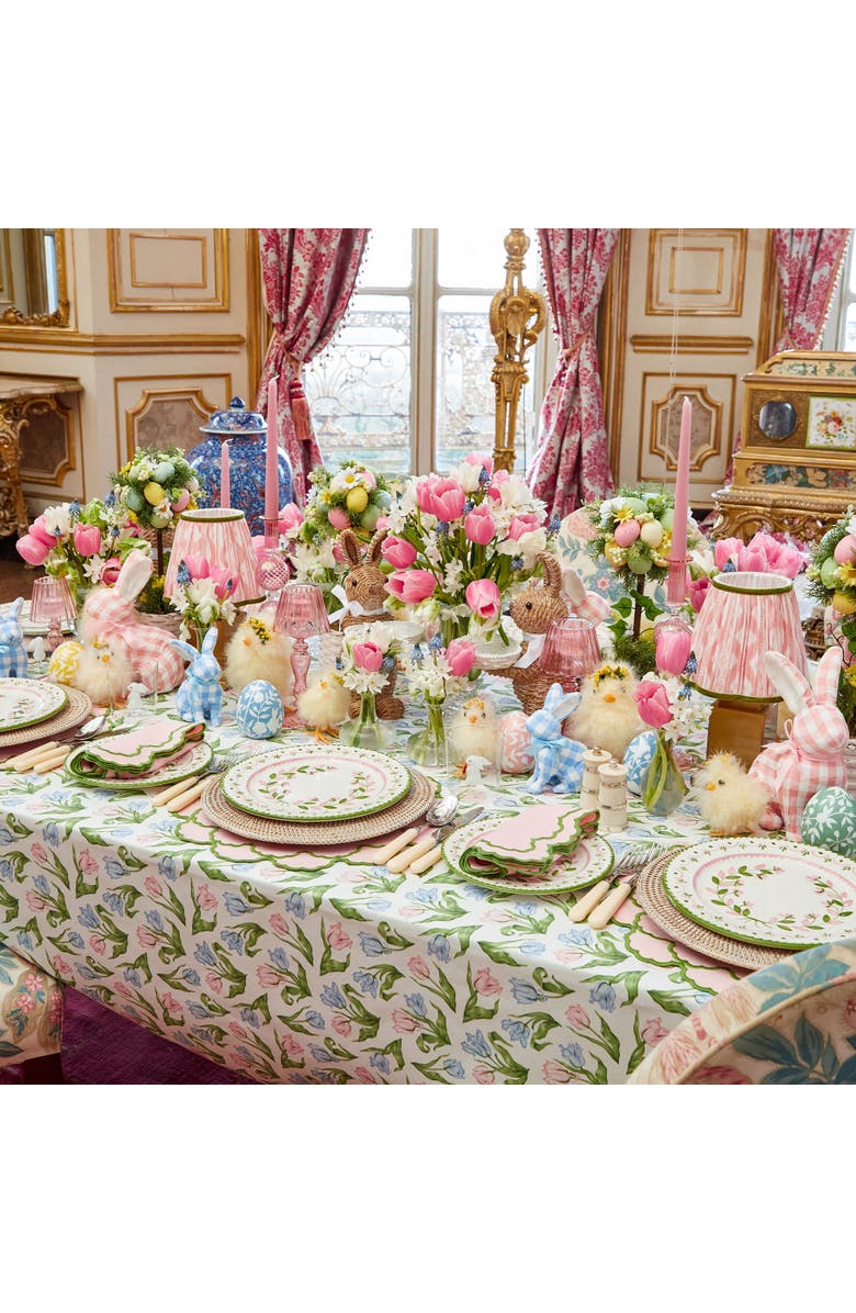 Mrs. Alice Josephine Garland Starter Plate, Alternate, color, Pink