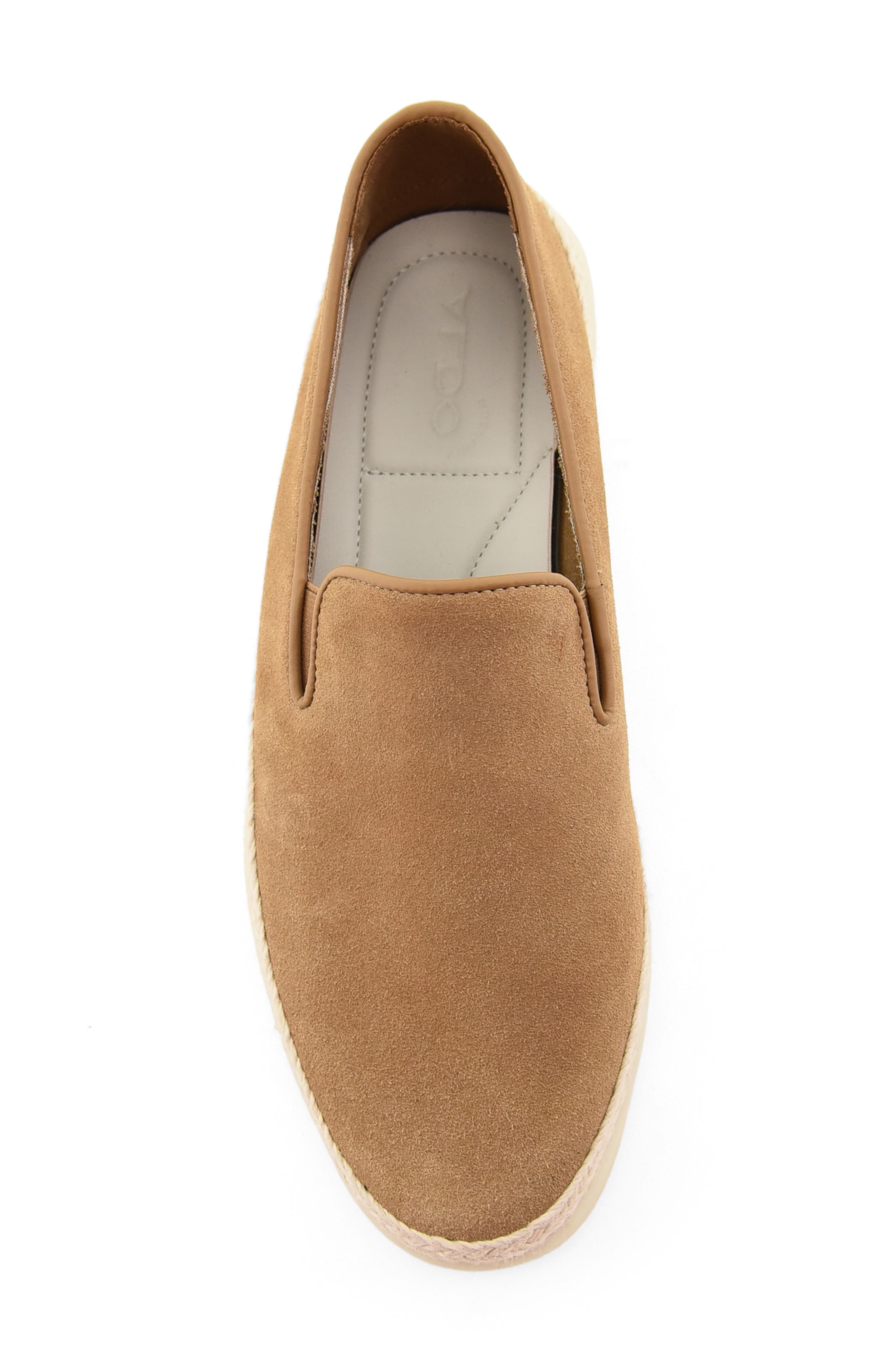 ALDO Timothie Leather Slip On, Alternate, color, Light Tan