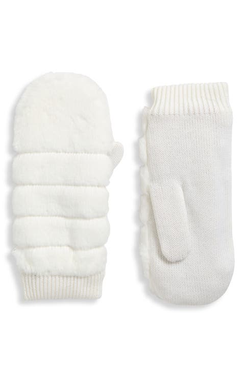 Faux Fur Mittens