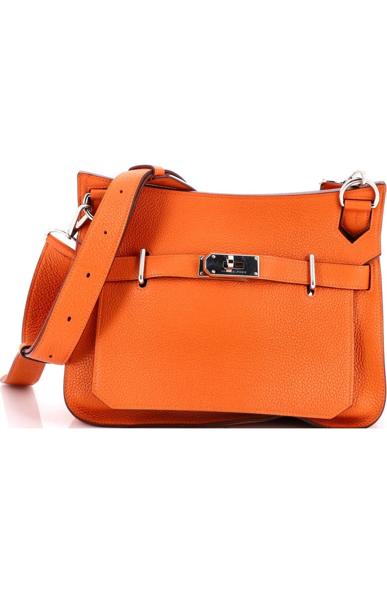 Pre-Owned Hermes Jypsiere Bag Clemence 31, Main, color, Orange H