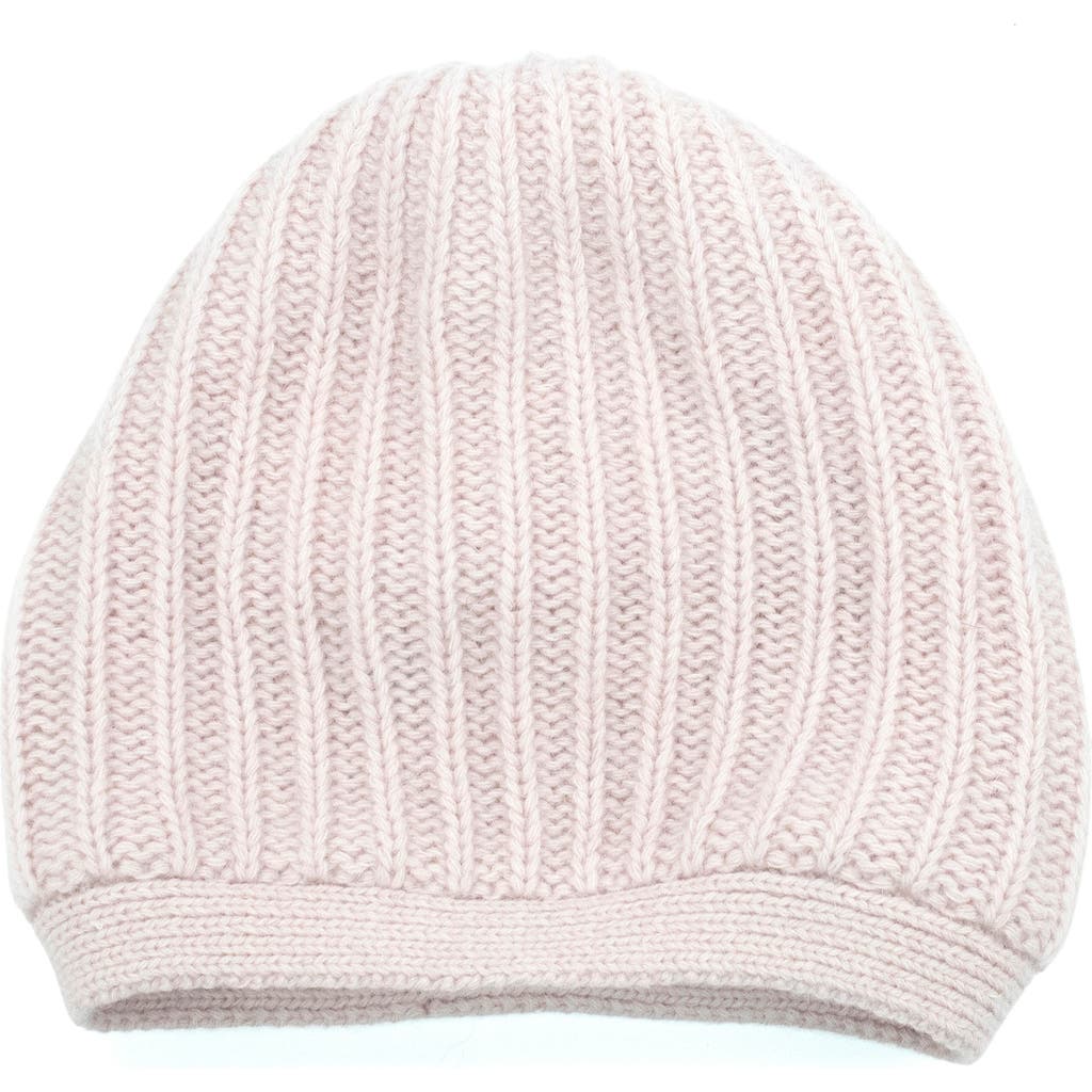 Portolano Rickrack Stitch Wool Blend Beanie In White