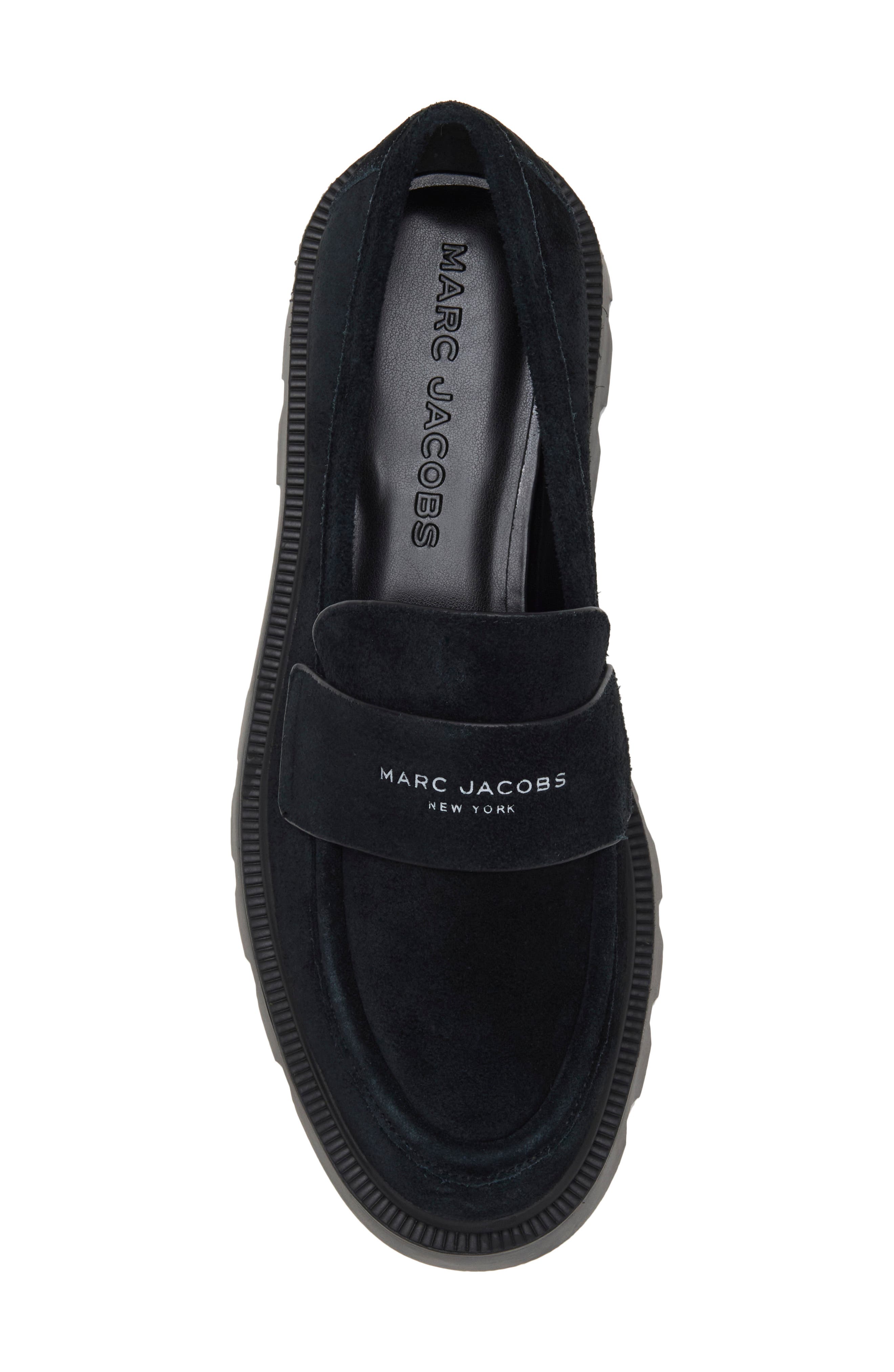 The Chunky Loafer, Alternate, color, BLACK