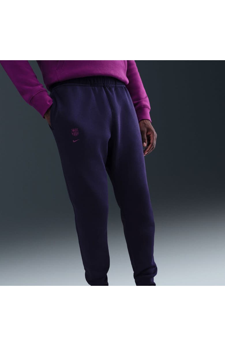 Nike Men's Nike Purple Barcelona Sportswear Club Fleece Joggers, Alternate, color, Purple