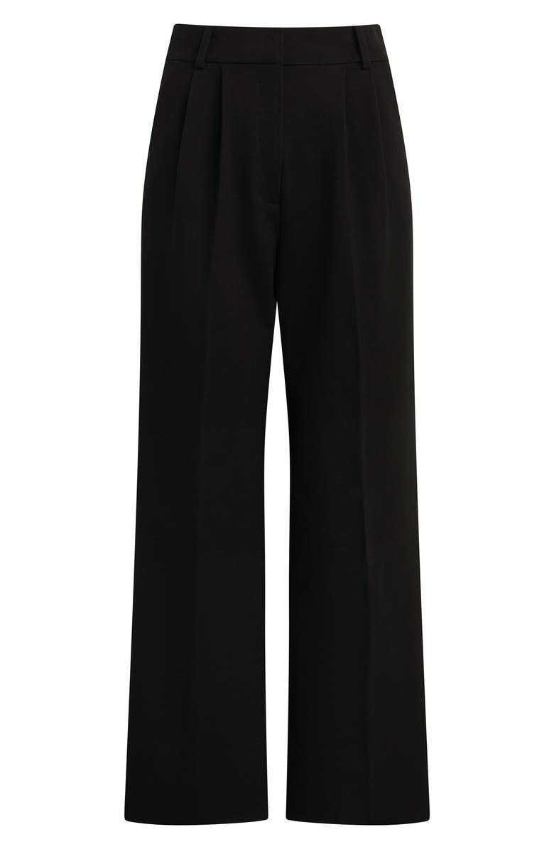 Favorite Daughter The Favorite Pant Pleated Wide Leg Pants, Alternate, color, Black