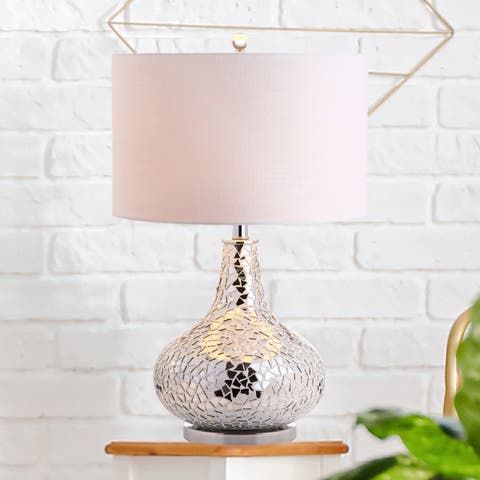 Emilia Mirrored Mosaic LED Table Lamp