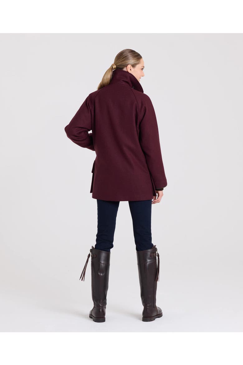 Romney Field Coat, Alternate, color, Burgundy