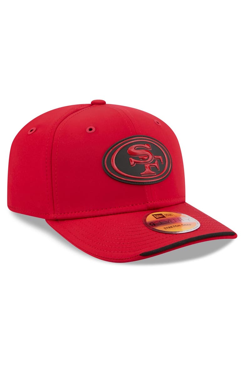 Men's New Era Scarlet San Francisco 49ers 2026 Sideline 9SEVENTY Adjustable Hat, Alternate, color, Scarlet