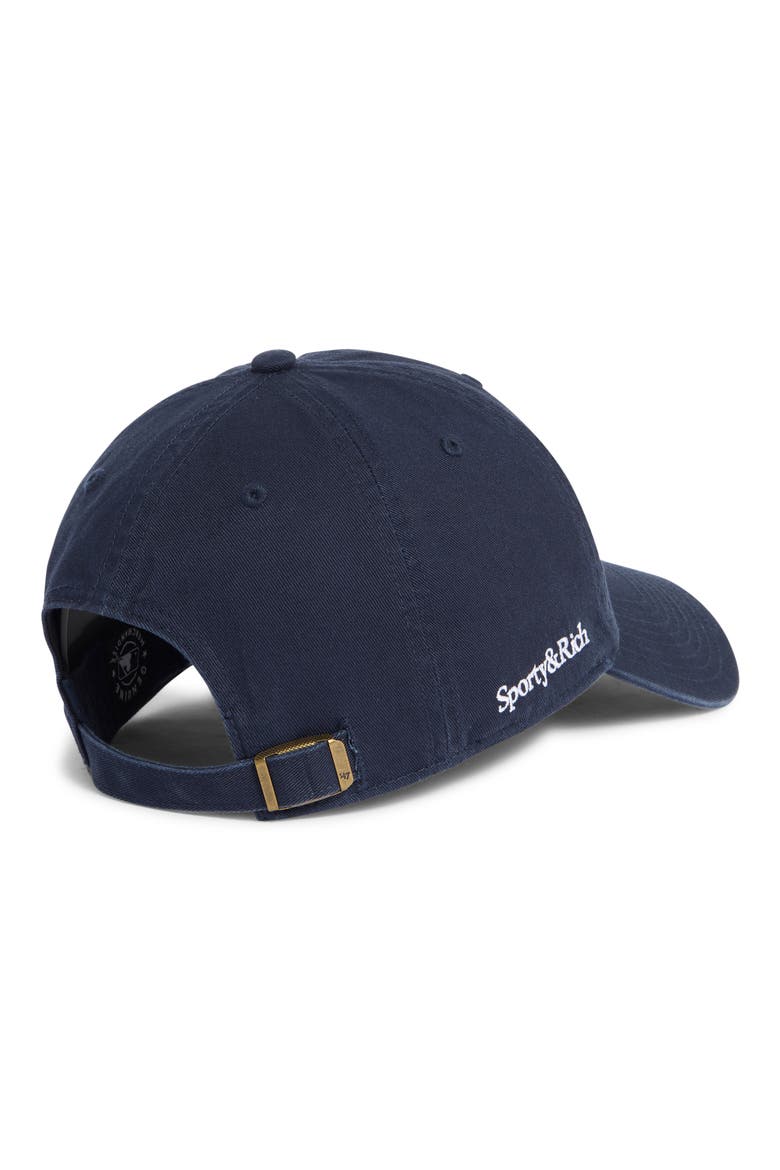 New York Yankees Cotton Baseball Cap, Alternate, color, DARK NAVY
