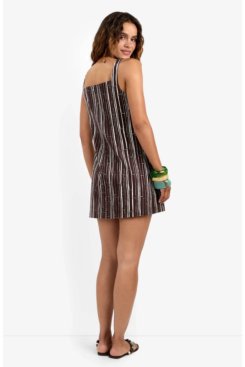 Aspire Tropical Print Dress, Alternate, color, Bamboo