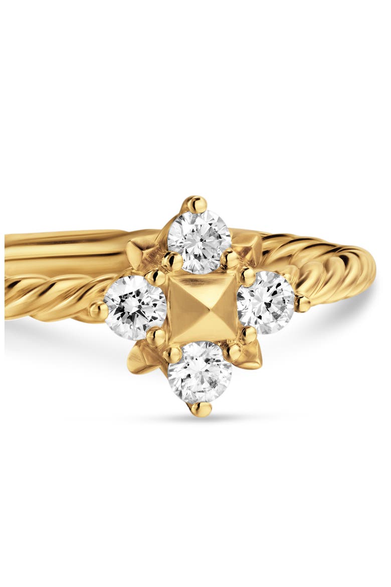 Petite Modern Renaissance Pyramid Ring, Alternate, color, 18K GOLD