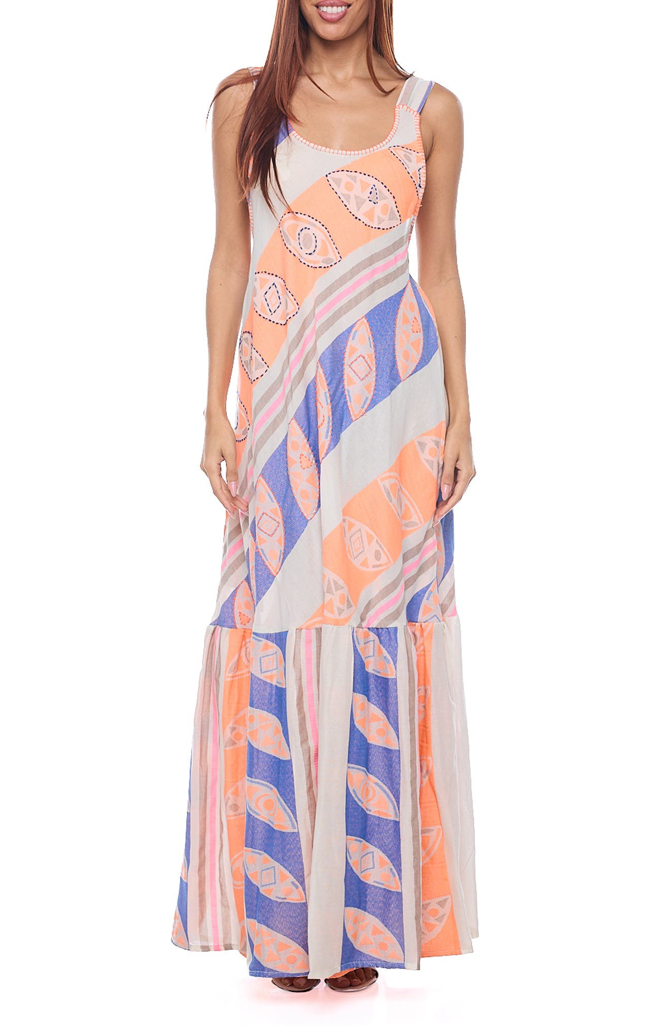 RANEES Backless Maxi Sundress