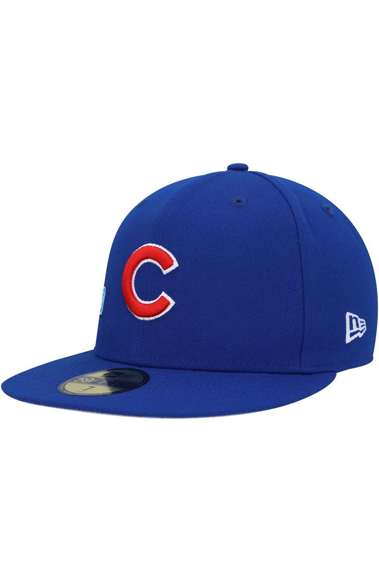 New Era Men's New Era Royal Chicago Cubs Stateview 59FIFTY Fitted Hat, Alternate, color, Royal